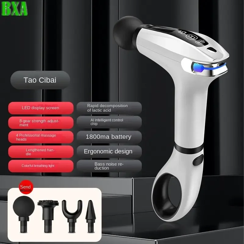 Electric Massage Gun Deep Tissue - Massaggiatore Elettrico a Pistola con Manico