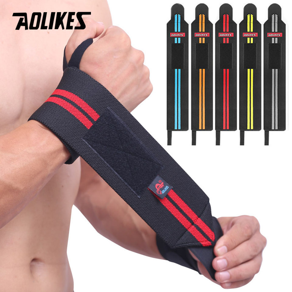 Wrist Wraps Weightlifting Support - AOLIKES 1 paio di cinturini per