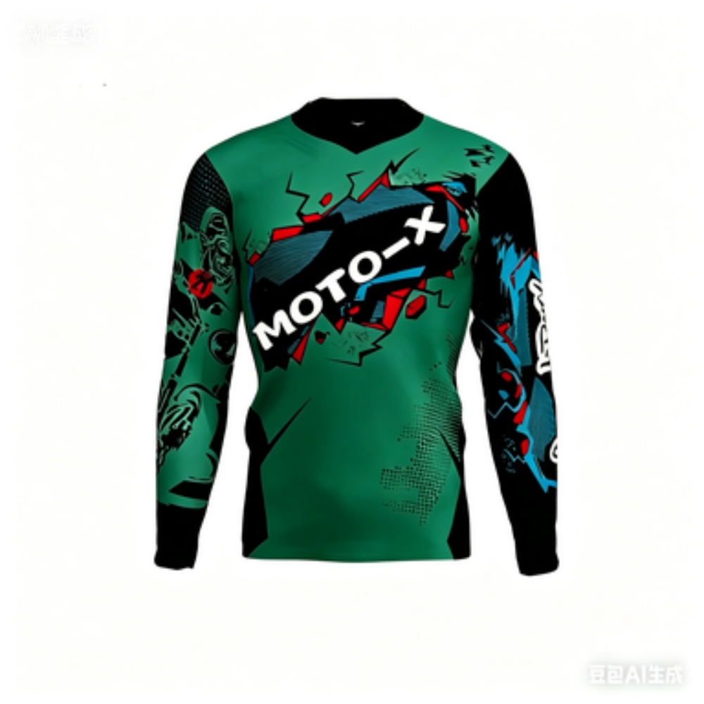 Cycling - Maglia Sportiva a Maniche Lunghe Tema