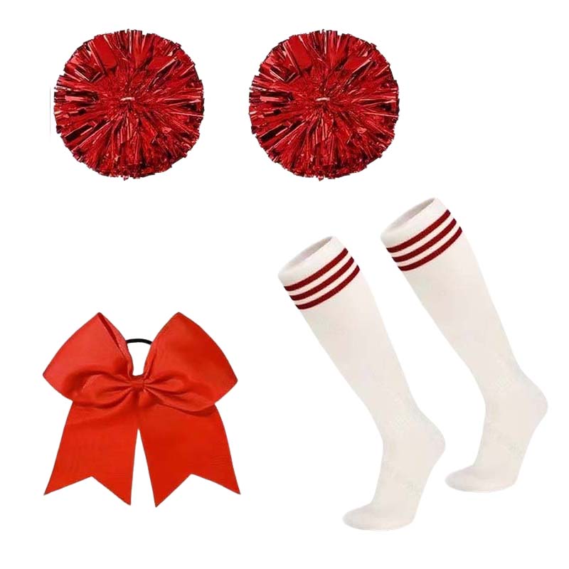Team Sports - Set di 4 pompon da cheerleader