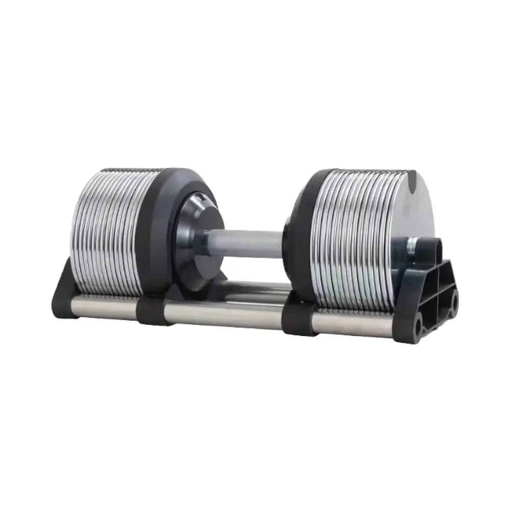 Adjustable Dumbbell Pair 40Kg - Set di manubri regolabili in acciaio