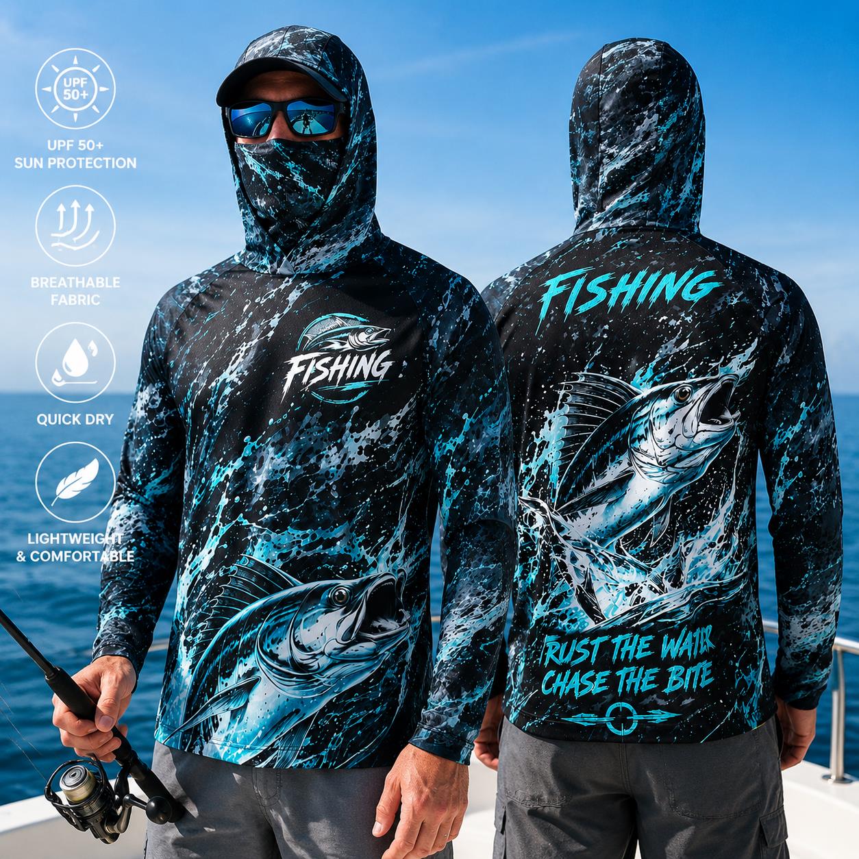 Maglia da Pesca Unisex a Manic - Fishing recensione e prezzo
