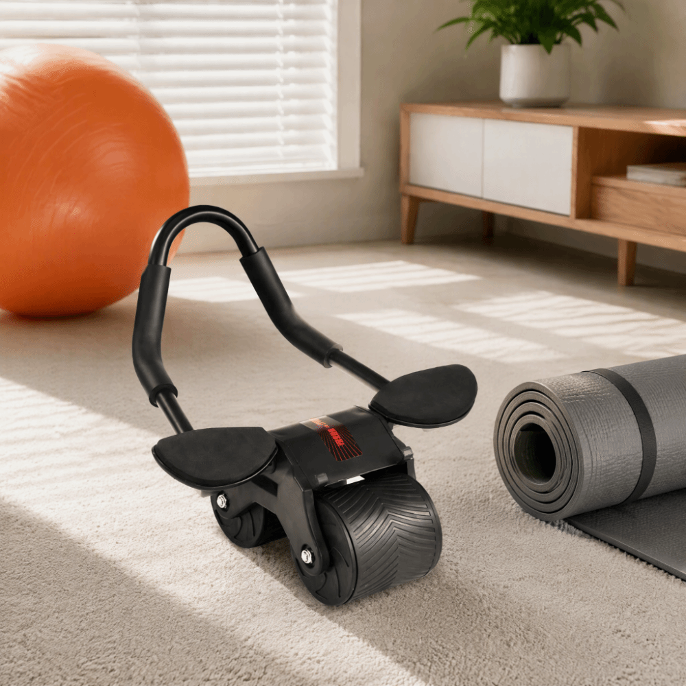 Rullo addominale automatico in - Ab Roller Wheel With Elbow Support recensione e prezzo
