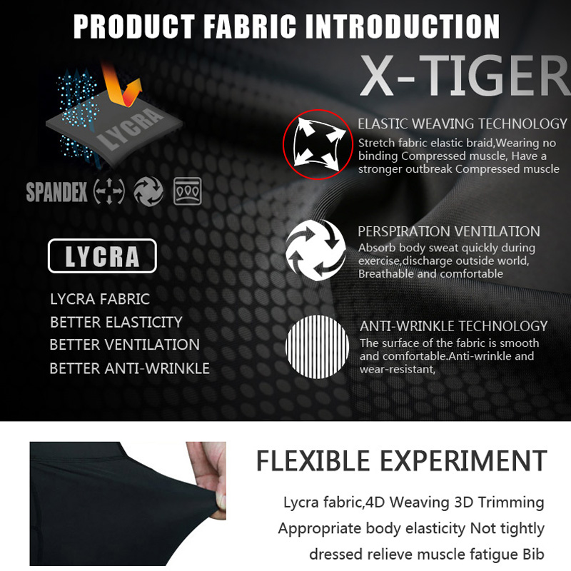 X-TIGER ciclismo bavaglini pan - Padded Cycling Shorts 5D Gel recensione e prezzo