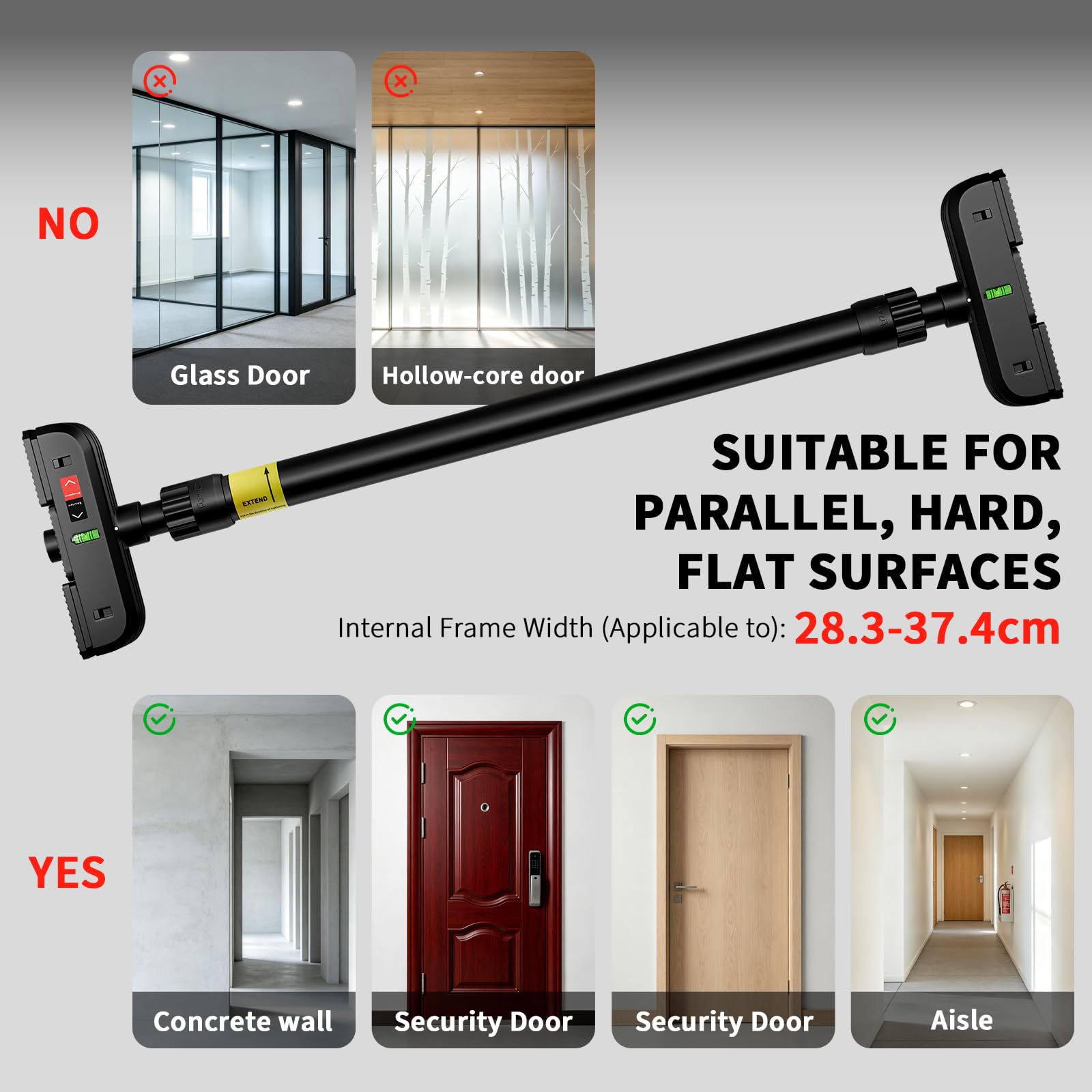 Barra per trazioni da porta, b - Door Pull Up Bar No Screw recensione e prezzo